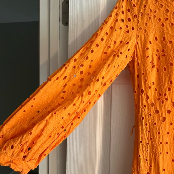 Zara maxi Orange dress size M - Picture 3 of 4